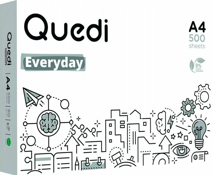 Папір Quedi Everyday copier A4 80 г/м2 (500 арк.)